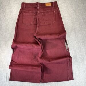 Baggy wide leg Red Women's (M) hip-hop disco Core‎ Sassafras Denim Jeans pants